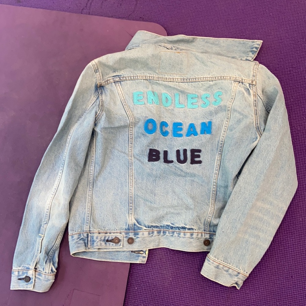 Custom Levi’s jean jacket
